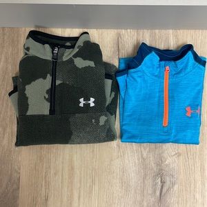 Under Armour 1/4 zip pullovers